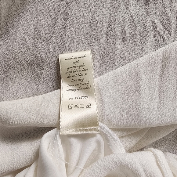 Altar'd State White Maxi Dress with Lace and Embroidery - Picture 6 of 7